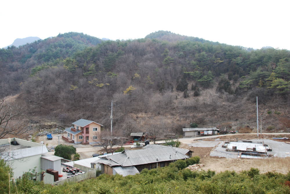 솔고개 영재네 솔하우스와 소구리하우스 신축공사 현장 전경 